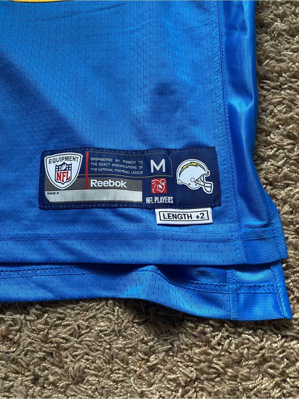 Reebok NFL Chargers Football Jerseys Sproles #43 Blue Men’s Size Medium - Picture 3 of 10